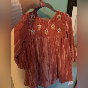 Louise Misha  Chachani Dress crushed velvet boho size 8